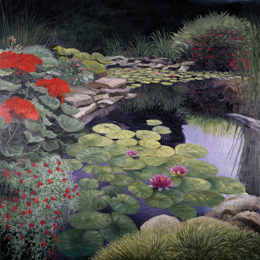 The Lily Pond Canvas Art
