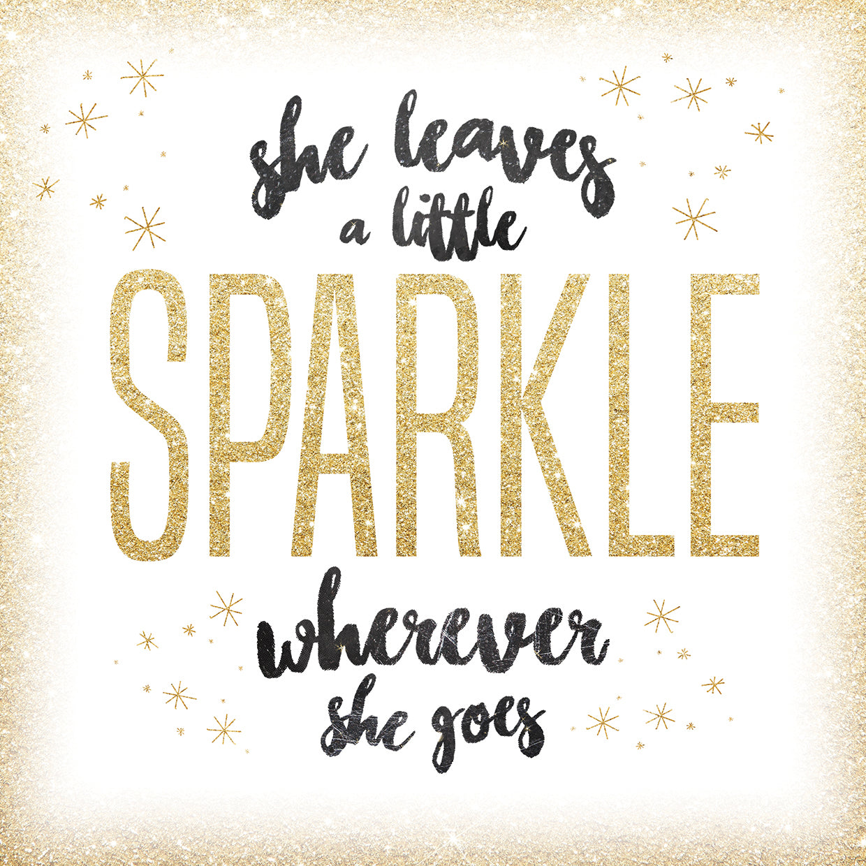 She leaves a sparkle 1