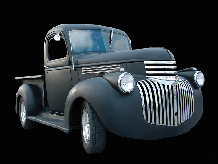 Grey Chevy Pickup Truck