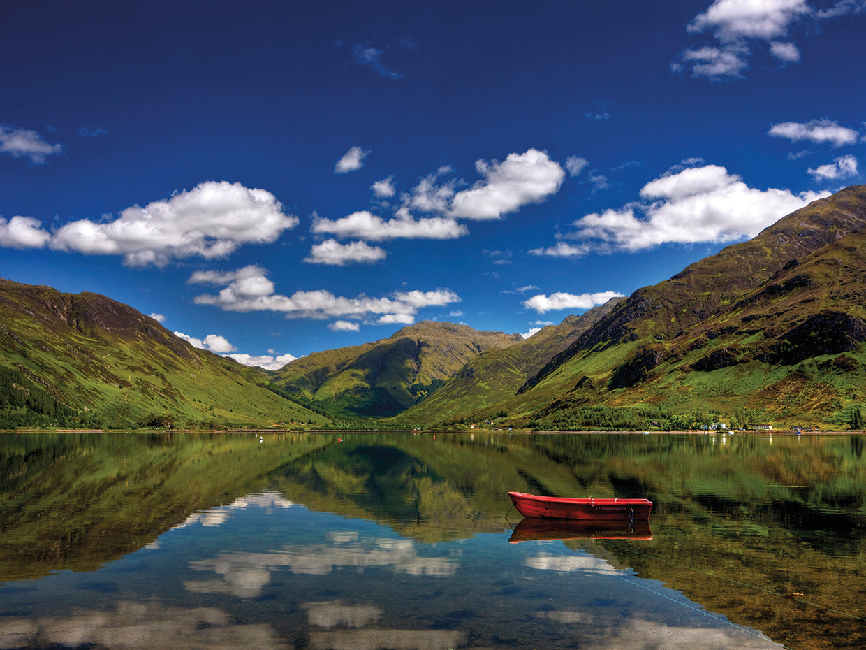 Arte de la lona de Escocia