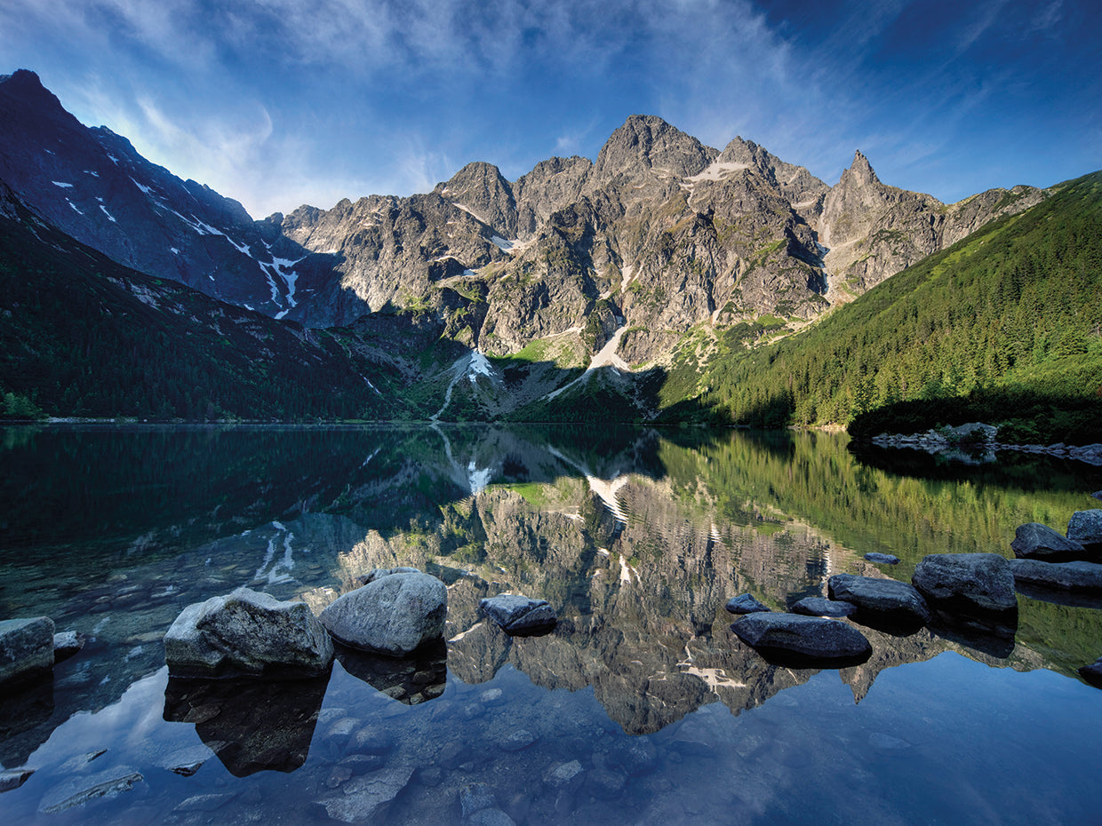 Arte de la lona de Morskie Oko
