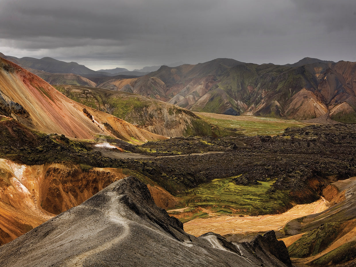 Islandia # 1 Arte de la lona