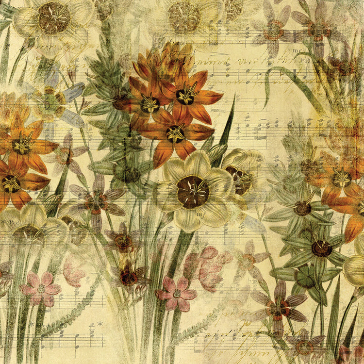 Floral Collage Music