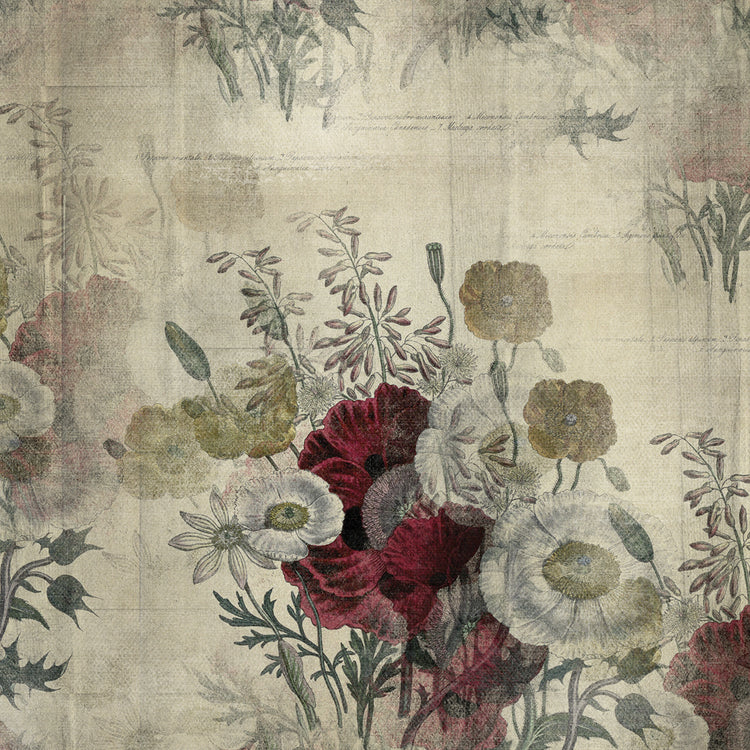 Floral Collage White Space