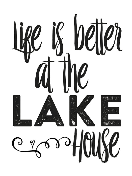 Lifes Better Lake Canvas Print