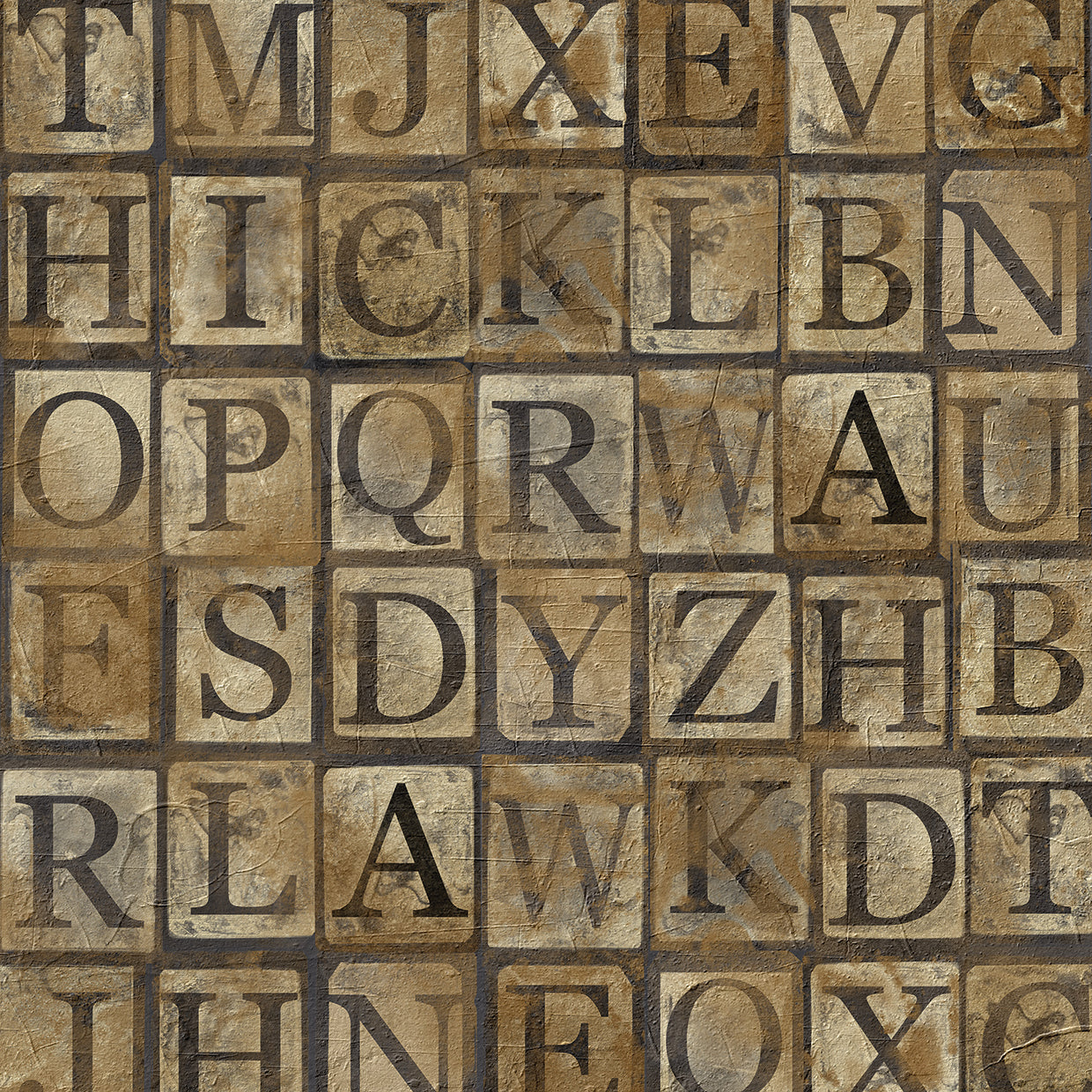 Grungy Letters Large