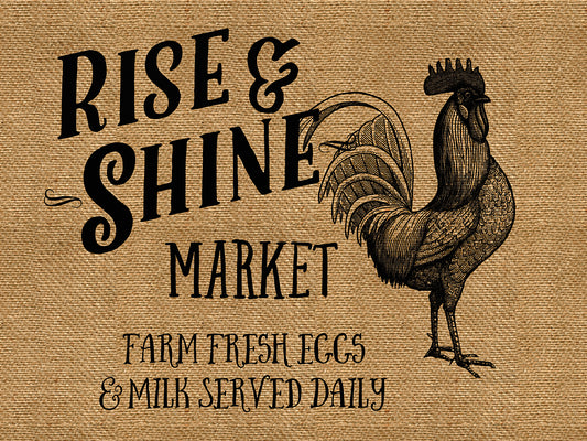 Rise And Shine Market Canvas Print