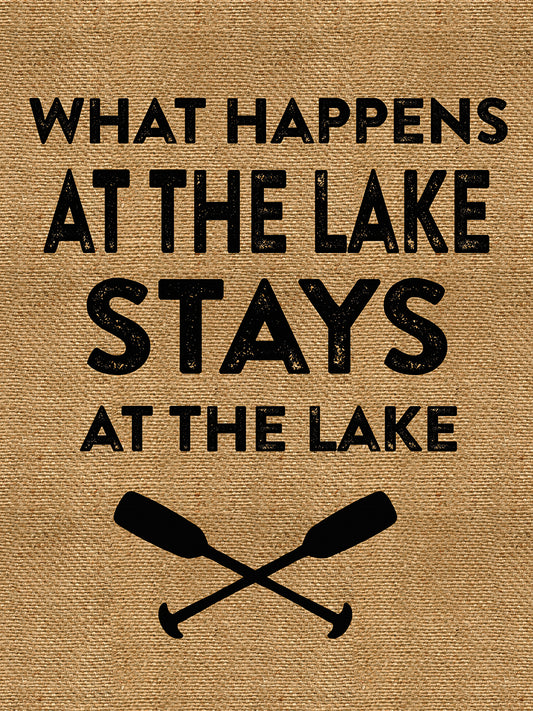 Stays At The Lake Canvas Print