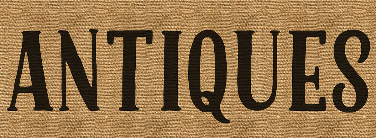 Antiques Burlap