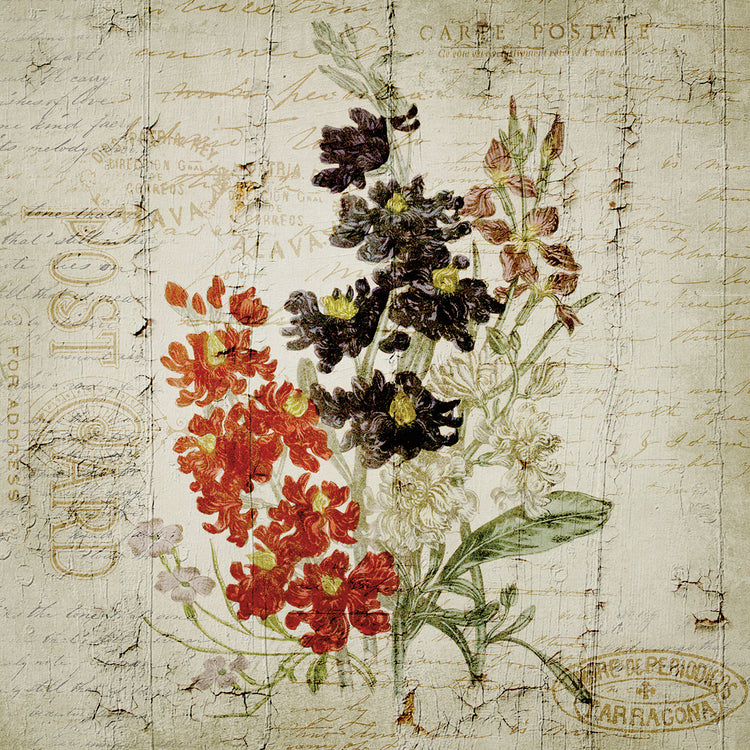 Flower Print Grunge Three