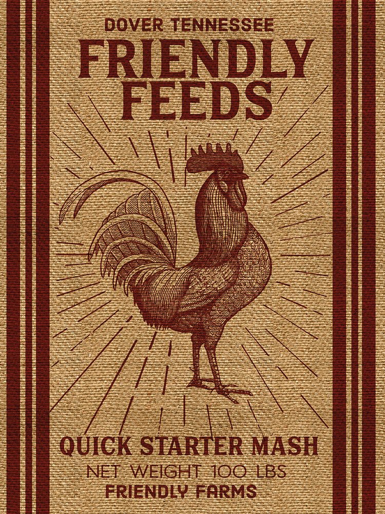 Friendly Feeds Rooster