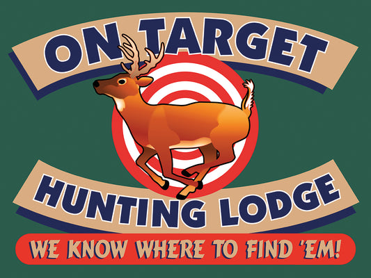 On Target Hunting Lodge Canvas Print