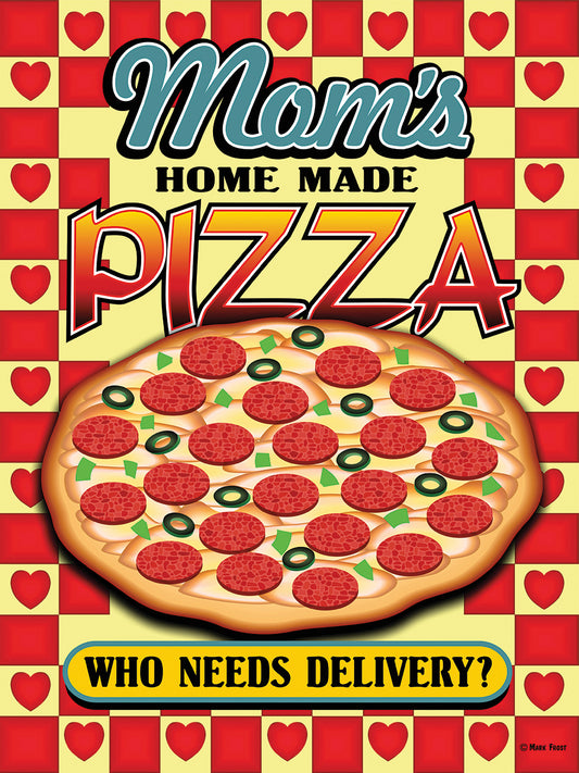Mom's Pizza Canvas Print