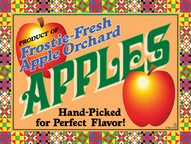 Apple Crate Label