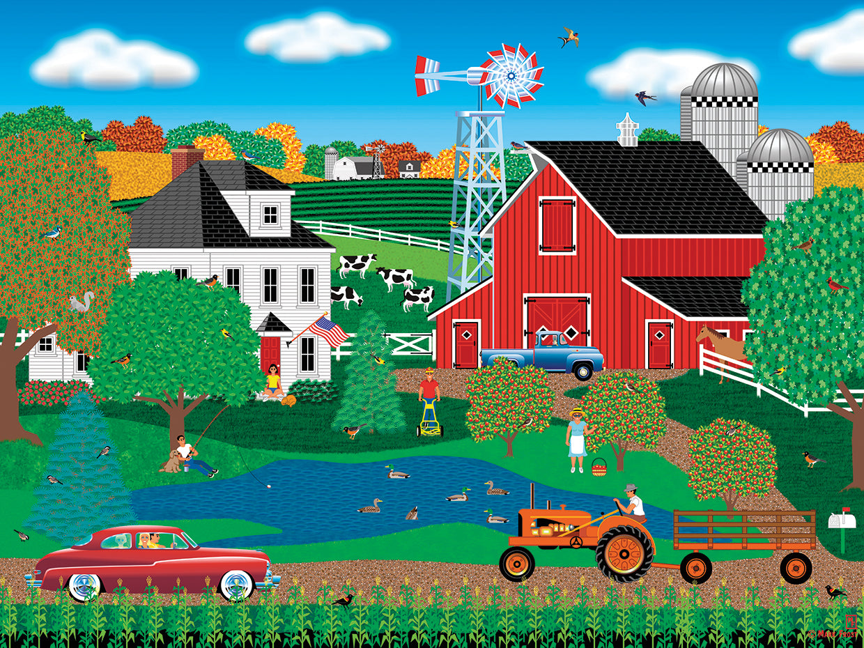 Pleasant Day On The Farm