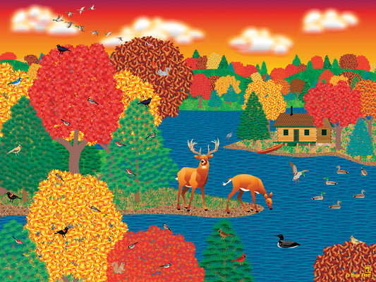 Deer Lake Canvas Prints