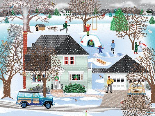 Homestead In Winter Canvas Prints