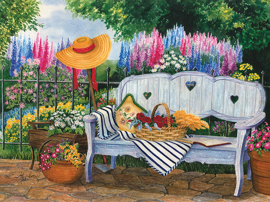 Garden Bench Canvas Prints
