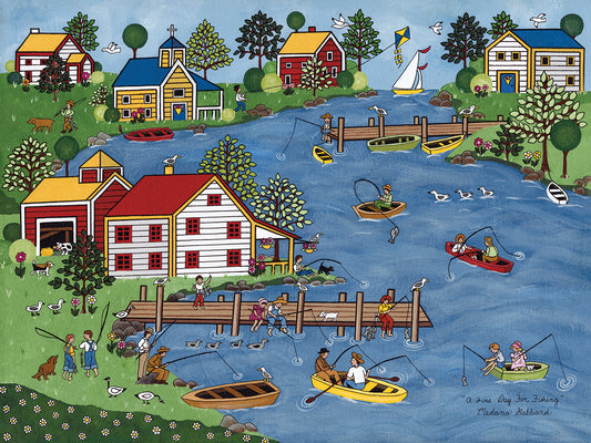 Fine Day For Fishing Canvas Art
