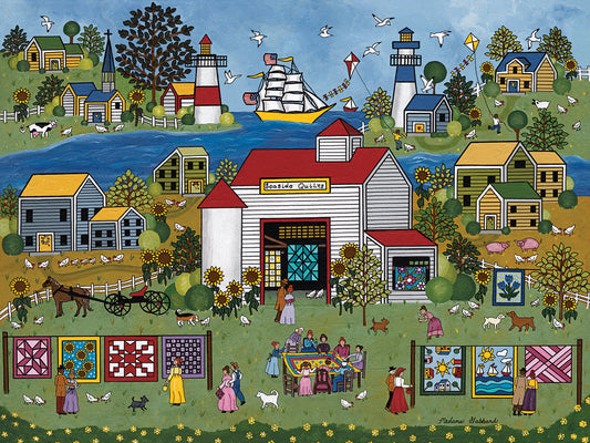 Seaside Quilts Canvas Art