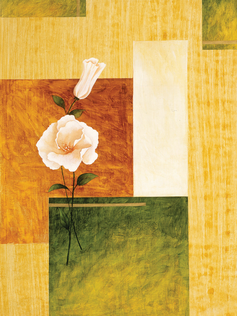 Geometric Shapes and Flowers # 13