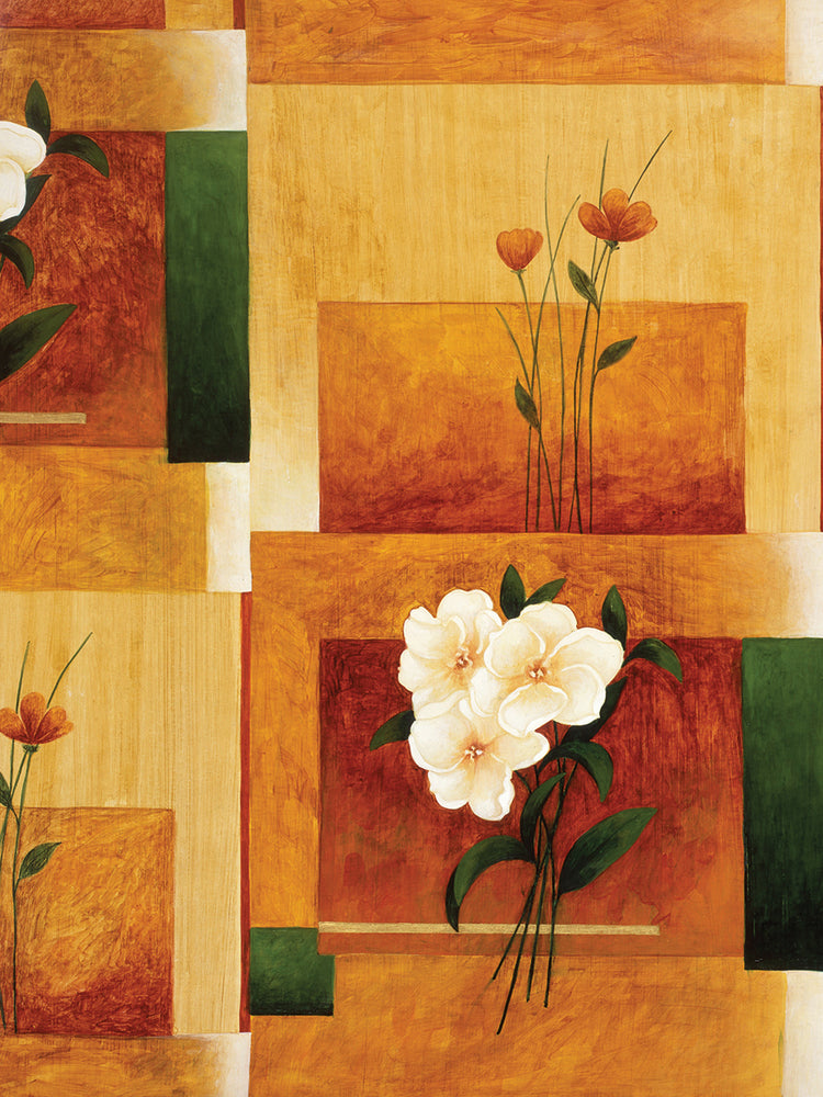 Geometric Shapes and Flowers # 16