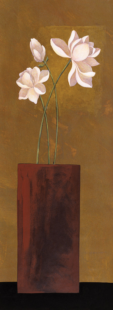 Three Flowers on Vase