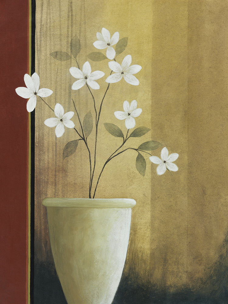 White Flowers and Vessel # 3