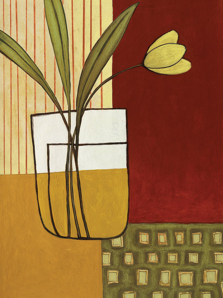 Abstract Yellow Tulip
