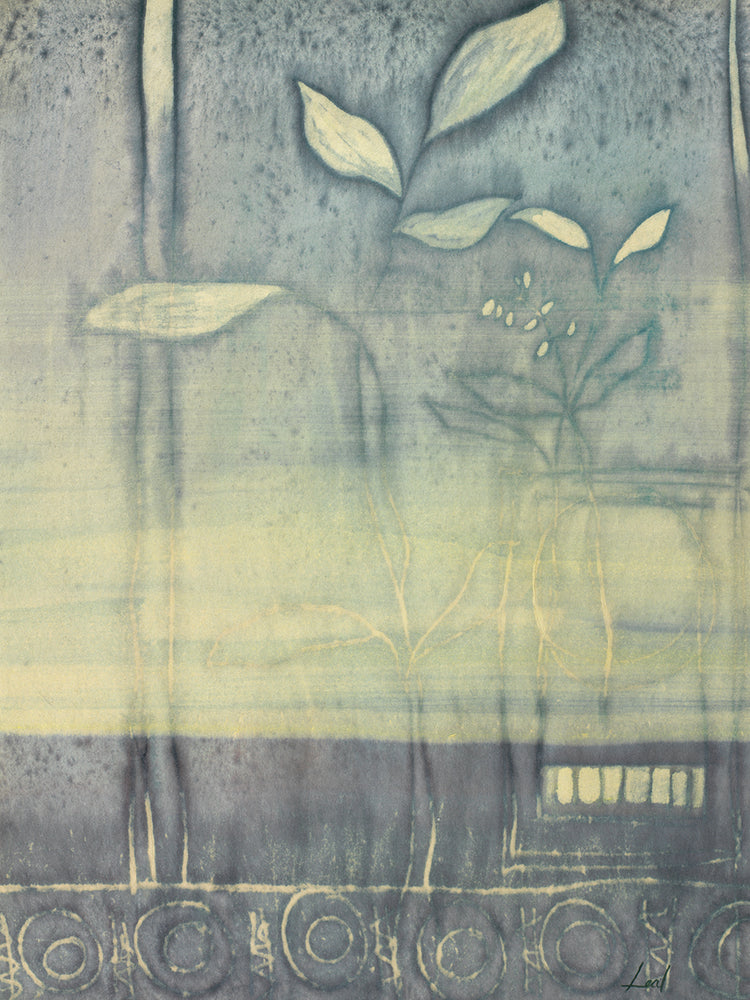 Blue Abstract Nature Painting