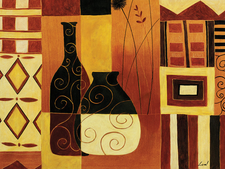 Abstract Brown Vases 2