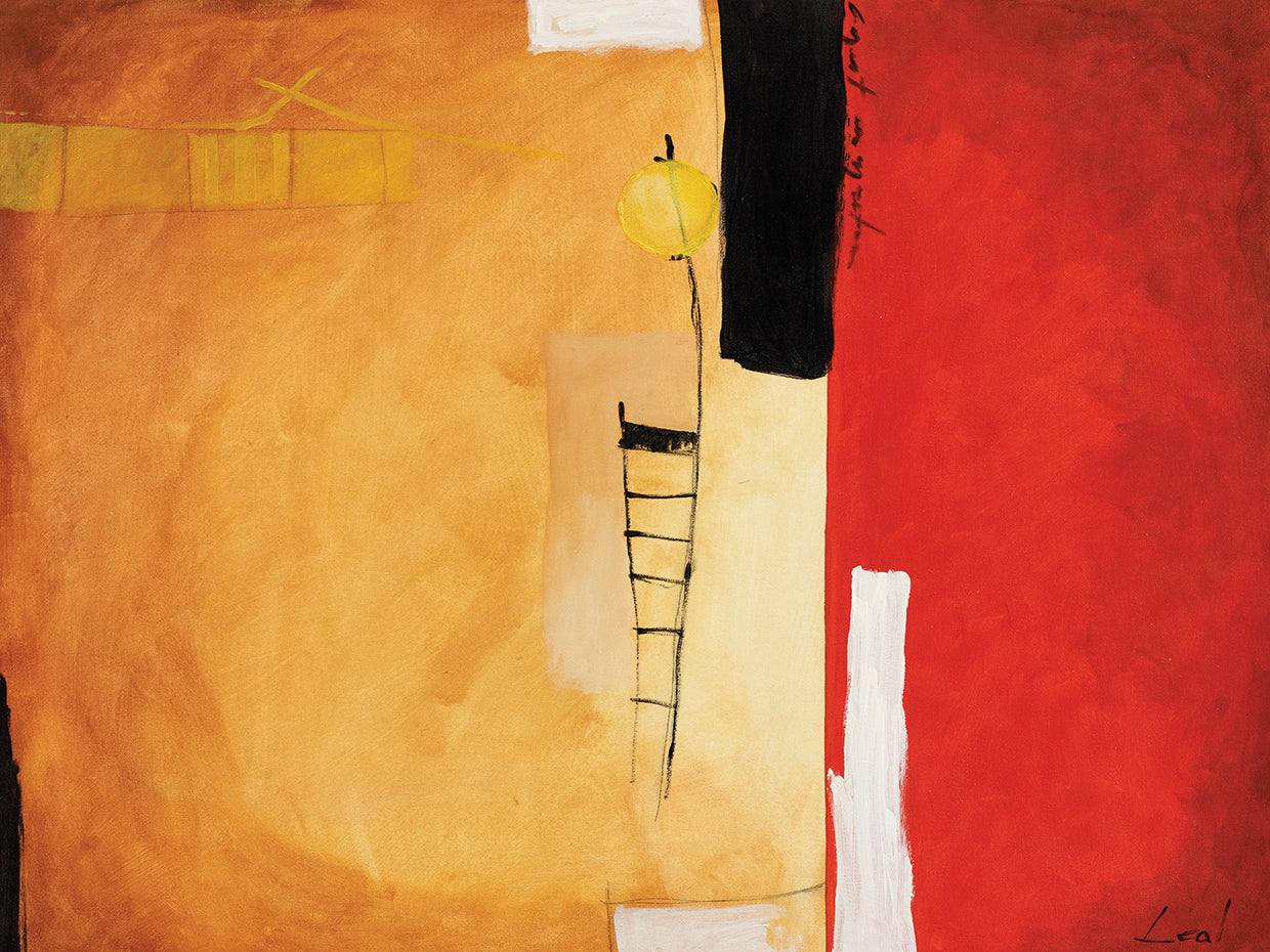 Red , Yellow and Black Abstract Painting