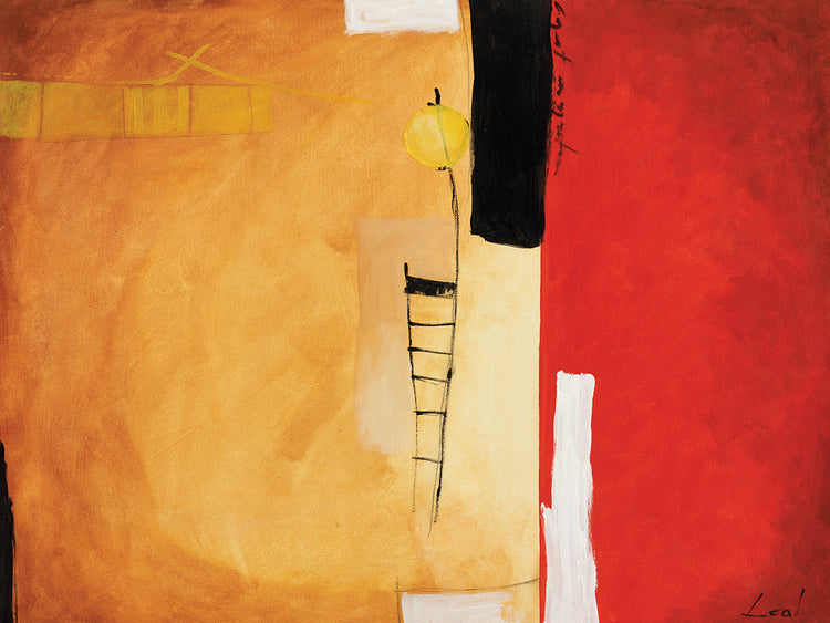 Red , Yellow and Black Abstract Painting