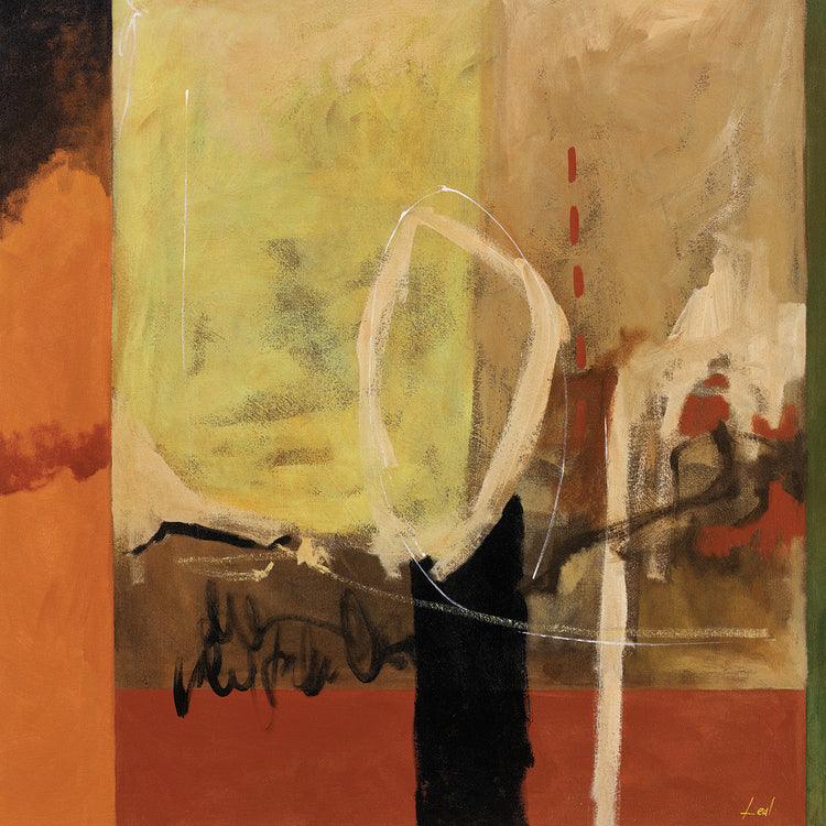 Brown Abstract Painting