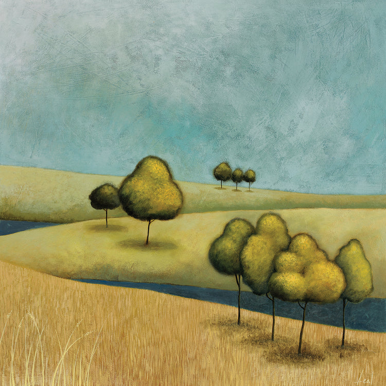 Trees on Valley Landscape