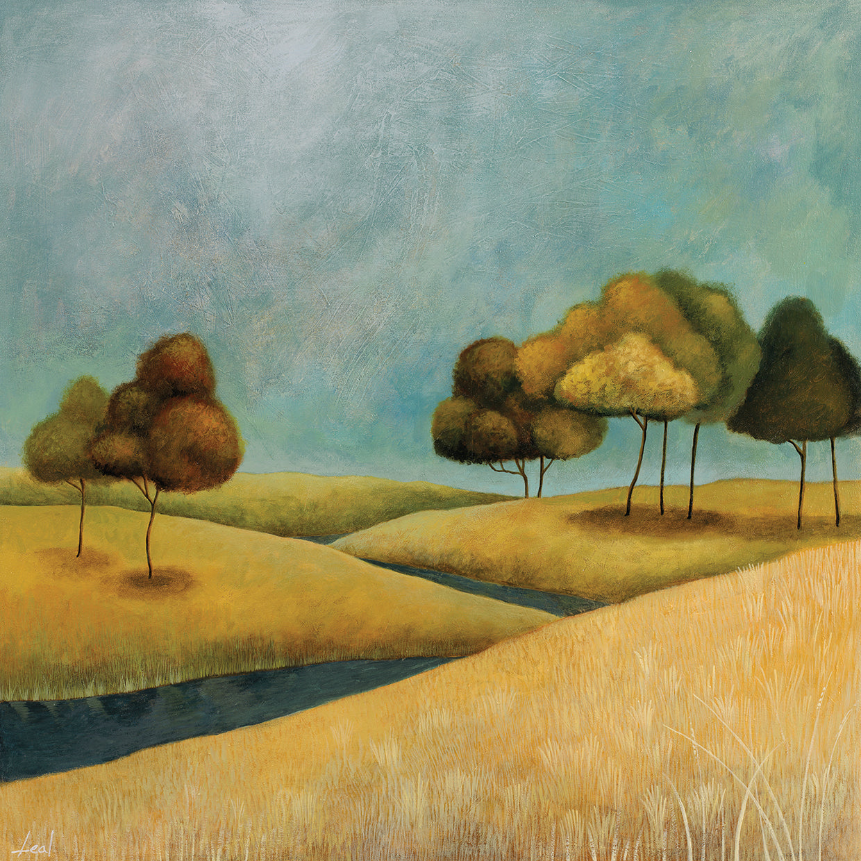 Trees on Valley Landscape 2