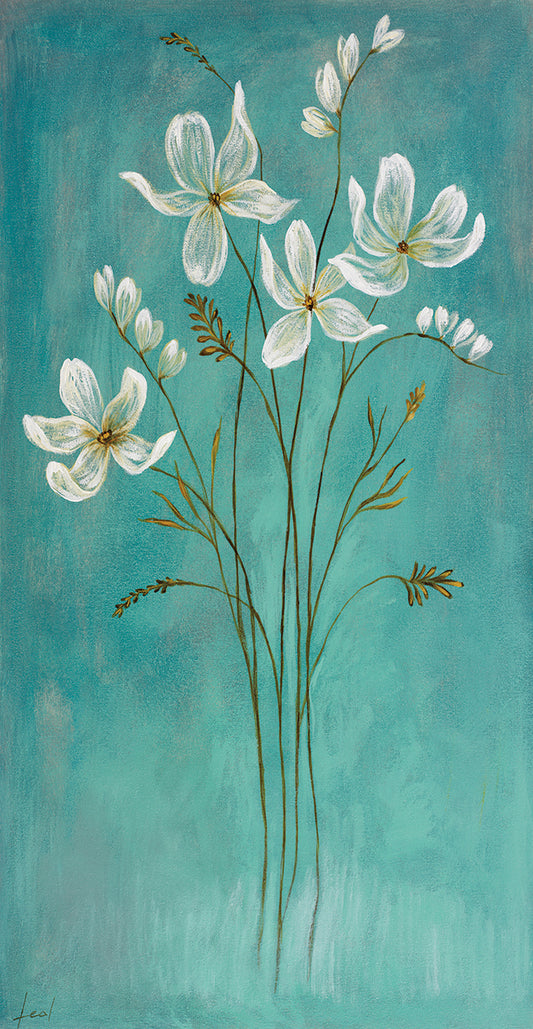 White Flowers Plants # 2 Canvas Print