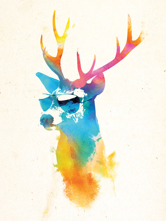 Sunny Stag Canvas Print