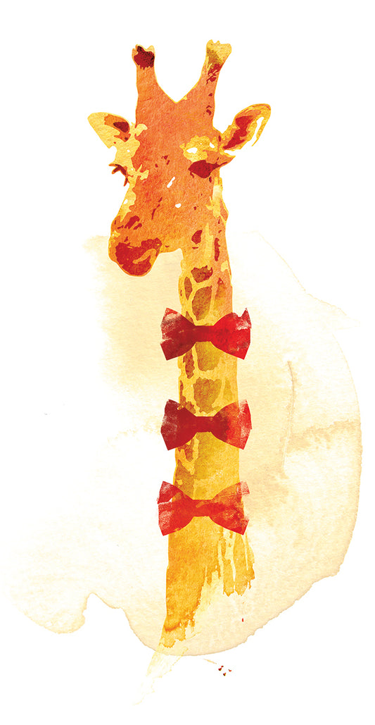 Elegant Giraffe Canvas Print