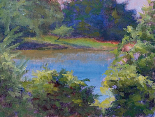 Lake View Canvas Print
