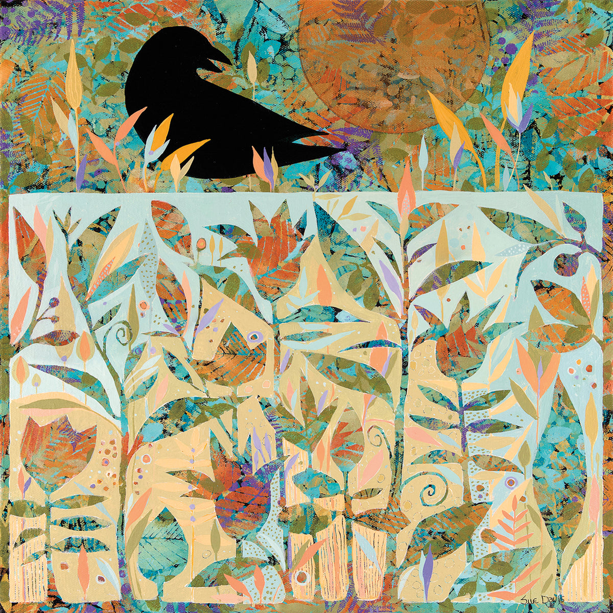 Crow And Copper Moon