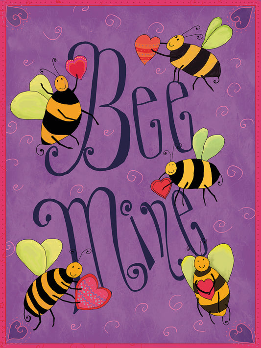 Bee Mine Buzz Canvas Art