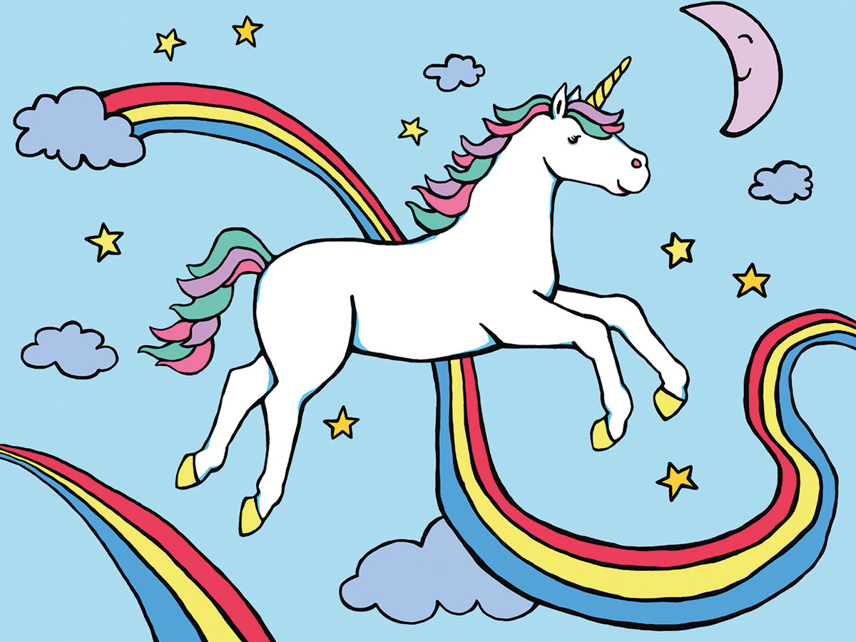 Unicorn Gallop Rainbow Digital 2