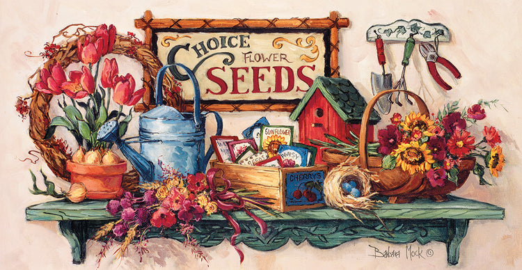 Elección del arte de la lona de semillas de flores