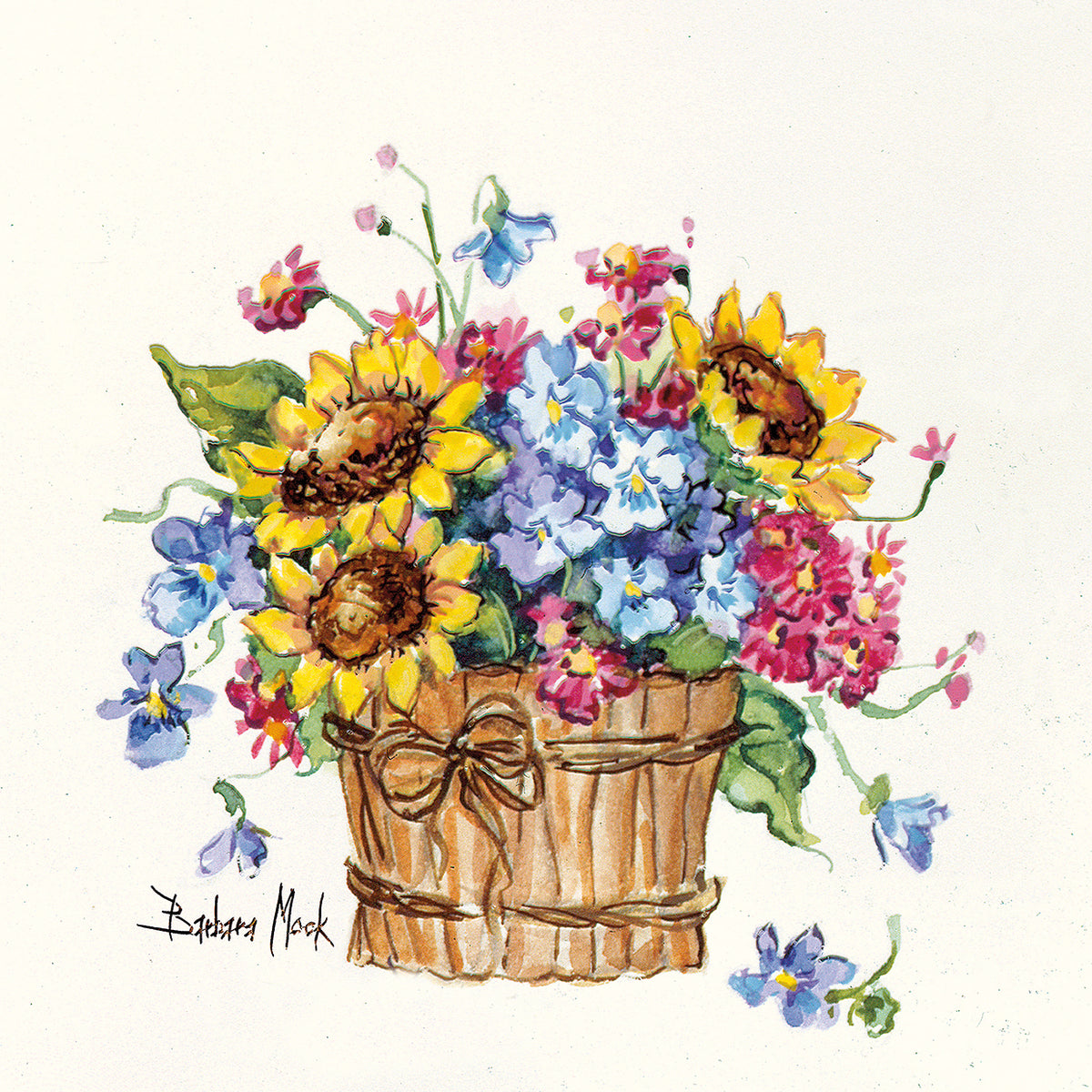 Sunflower Basket Mini I