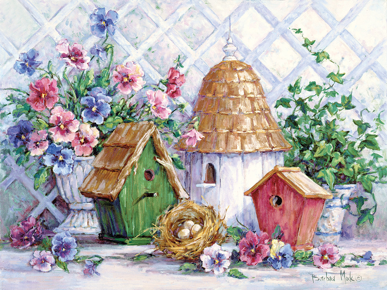 Arte de la lona de la jerarquía del jardín