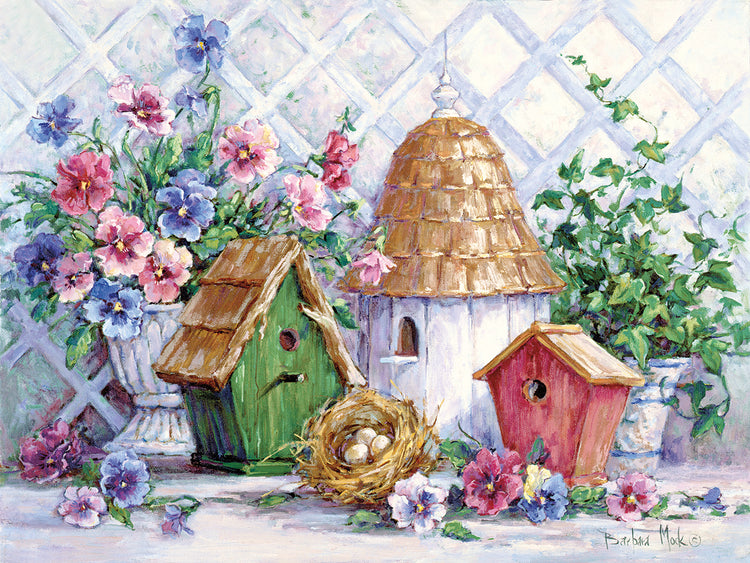 Arte de la lona de la jerarquía del jardín