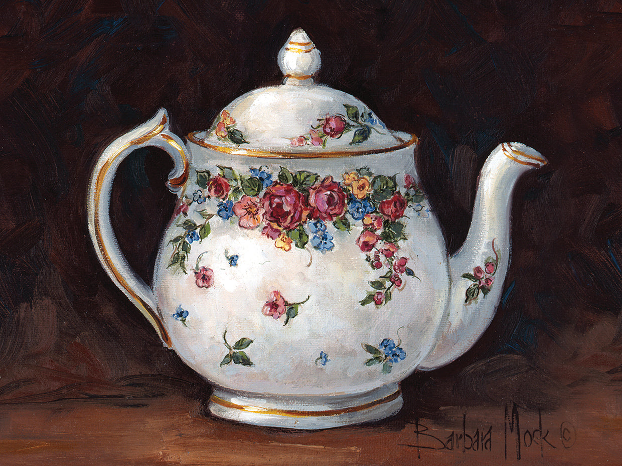 Mixed Blossom Teapot