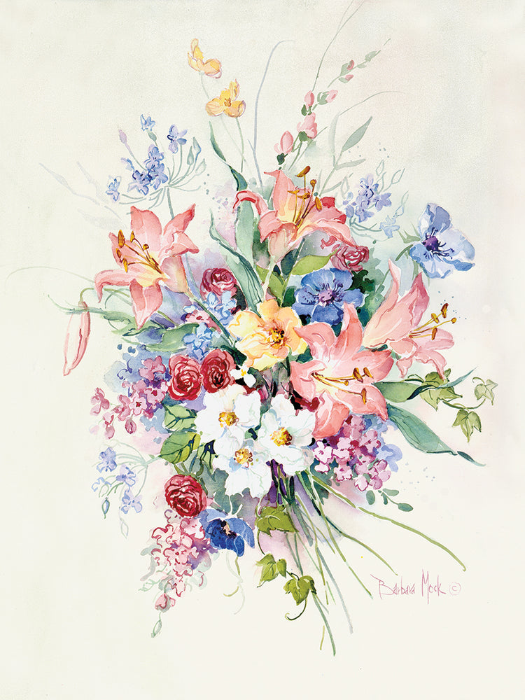 Arte de la lona del ramo de la primavera