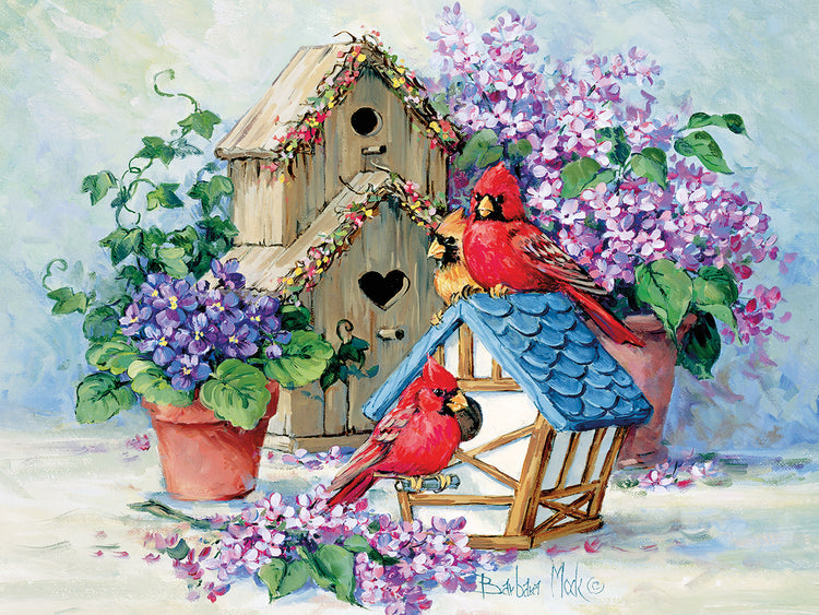 Arte de la lona de la casa de un cardenal